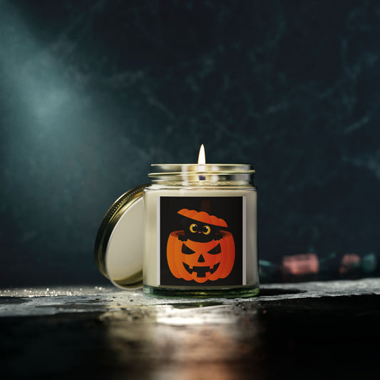 Halloween Pumpkin Scented Candles | Cozy Autumn Decor, Fall Gift, Spooky Season Vibe, Home Fragrance