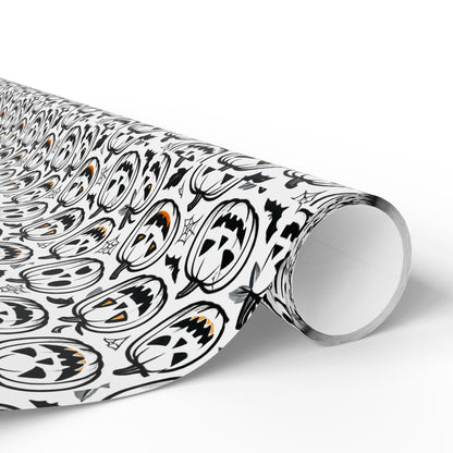 Halloween Wrapping Paper, Spooky Gift Wrap, Decorative Paper Roll, Fall Occasions, Unique Wrapping for Presents