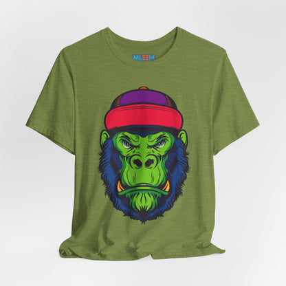 Vibrant Gorilla Graphic Tee - Unisex Short Sleeve T-Shirt