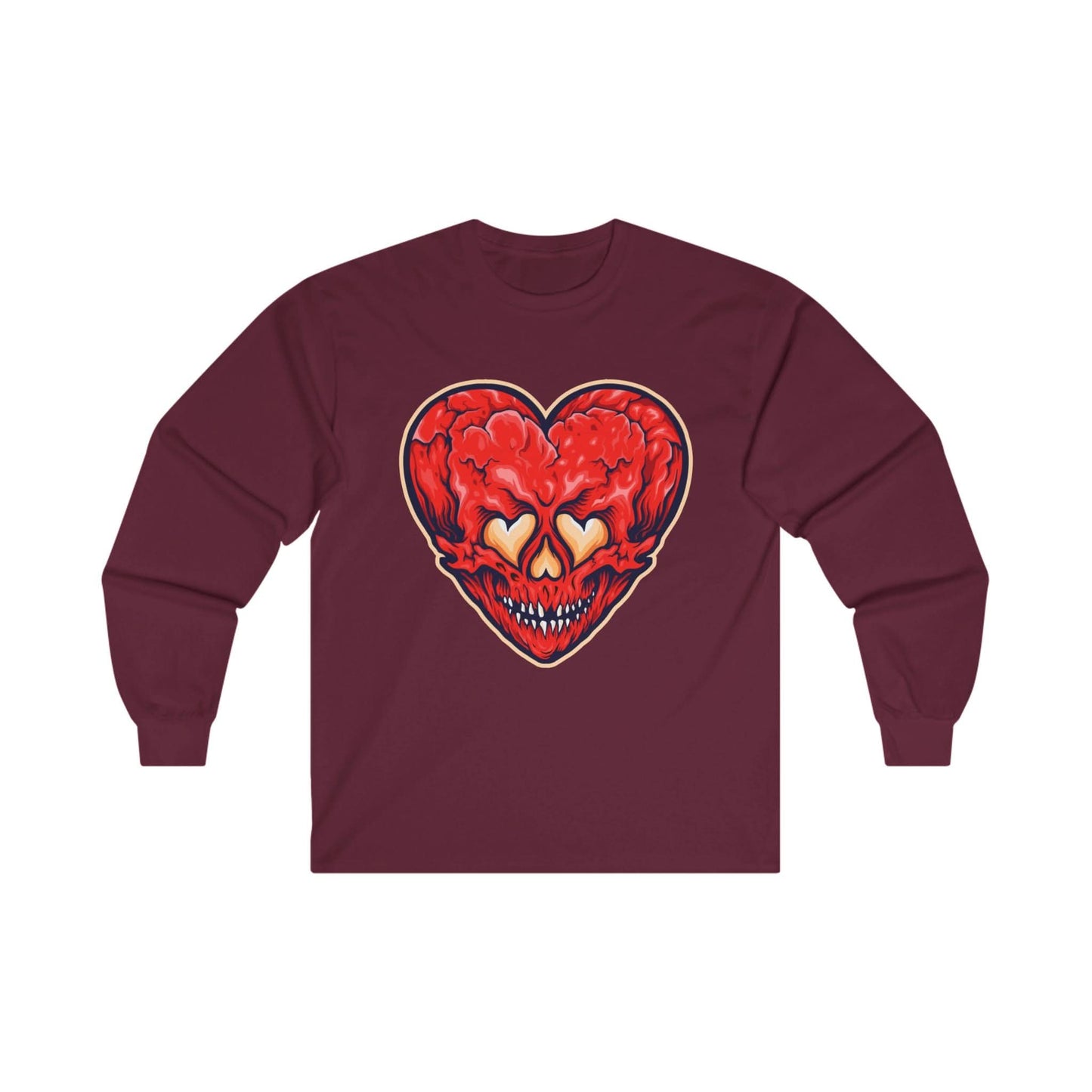 Cracked Heart Love Skull - Mleem