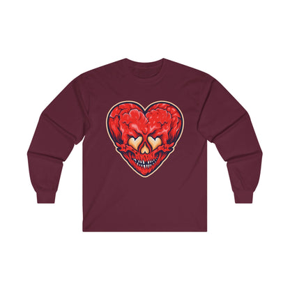 Cracked Heart Love Skull - Mleem