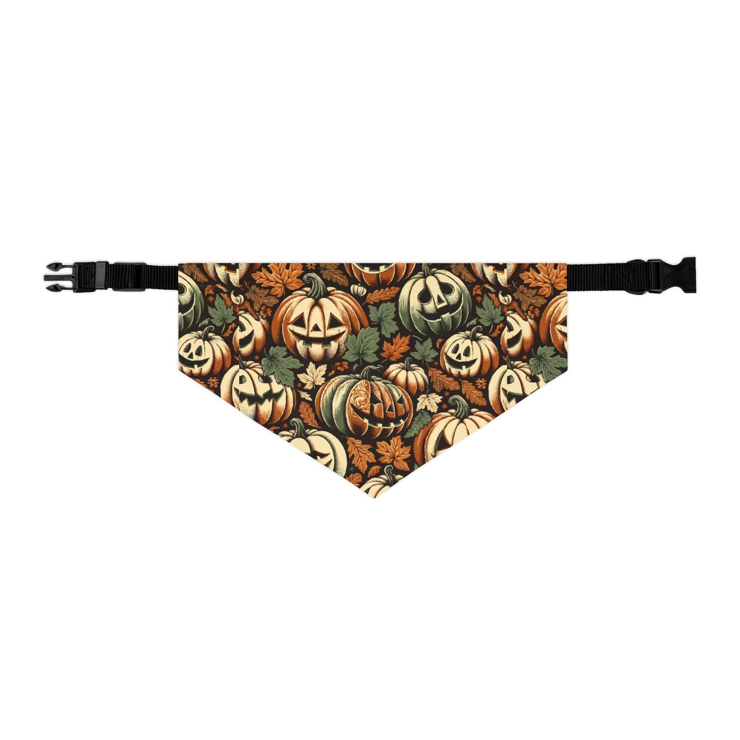 Pumpkin Patch Pet Bandana, Fall Dog Accessory, Halloween Pet Costume, Autumn Bandana Collar, Seasonal Pet Apparel, Dog Outfit