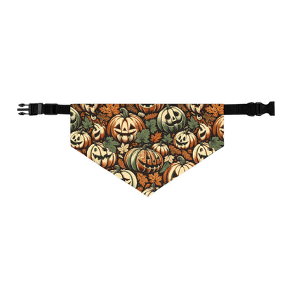 Pumpkin Patch Pet Bandana, Fall Dog Accessory, Halloween Pet Costume, Autumn Bandana Collar, Seasonal Pet Apparel, Dog Outfit