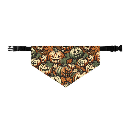 Pumpkin Patch Pet Bandana, Fall Dog Accessory, Halloween Pet Costume, Autumn Bandana Collar, Seasonal Pet Apparel, Dog Outfit