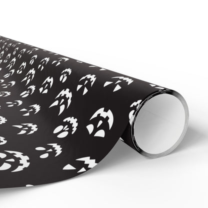 Spooky Halloween Wrapping Paper Roll, Unique Gift Wrap for Halloween Parties, Trick or Treat, Scary Decor, Ghostly Presents