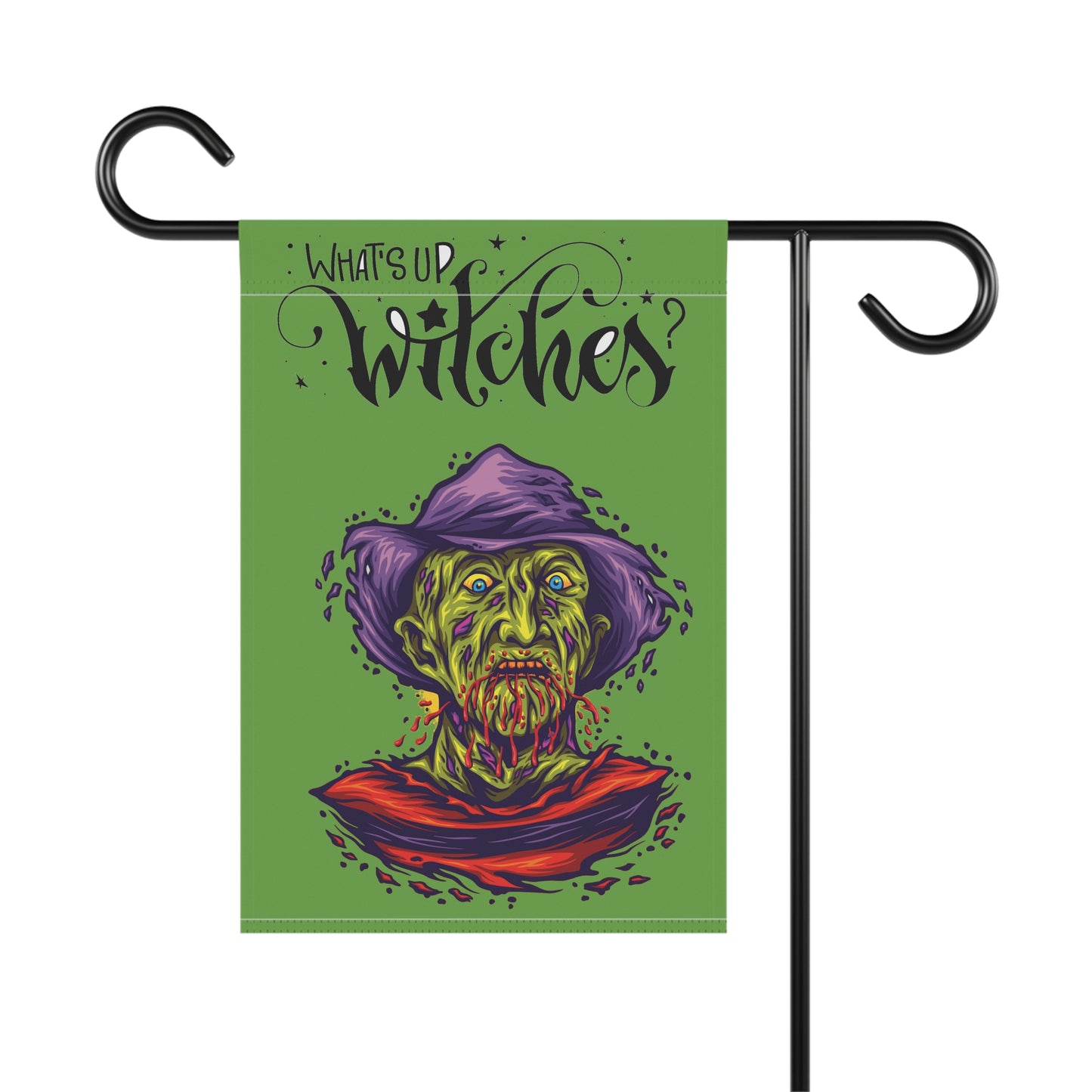 What's Up Witches Garden Banner, Halloween Yard Decoration, Witch Decor, Spooky Garden Sign, Porch Decor, Fall Home Decoration