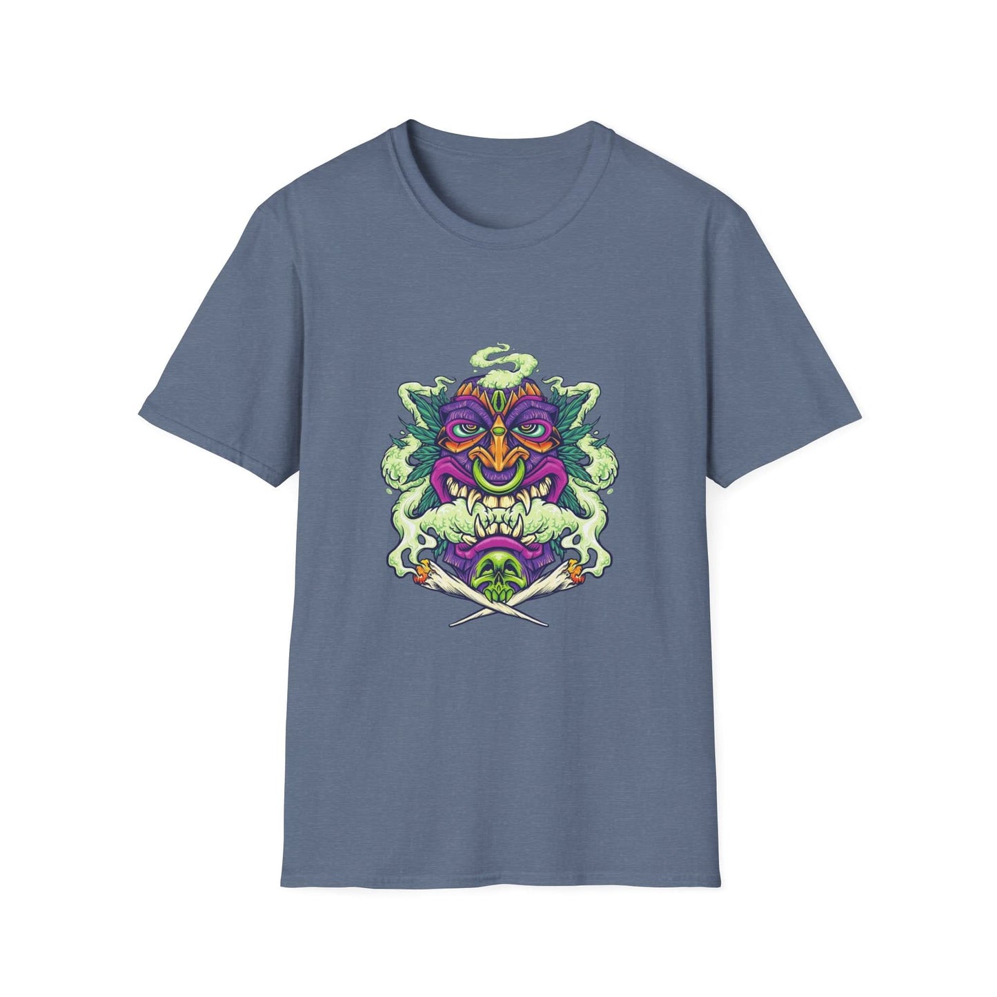 Smoking Hawaiian Tiki Weed Leaf - Mleem
