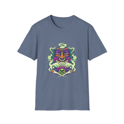 Smoking Hawaiian Tiki Weed Leaf - Mleem