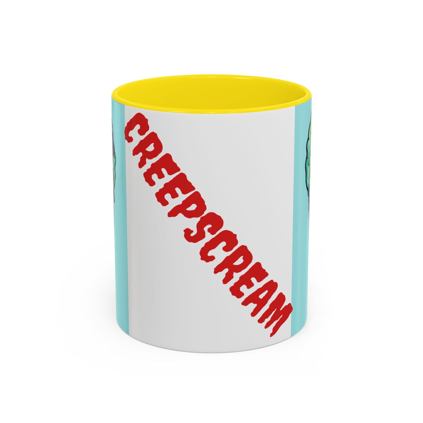 Creepy Ice Cream Mug - Perfect for Halloween, Unique Gift for Coffee Lovers, Spooky Decor, Creepscream Design, Fun Kitchenware