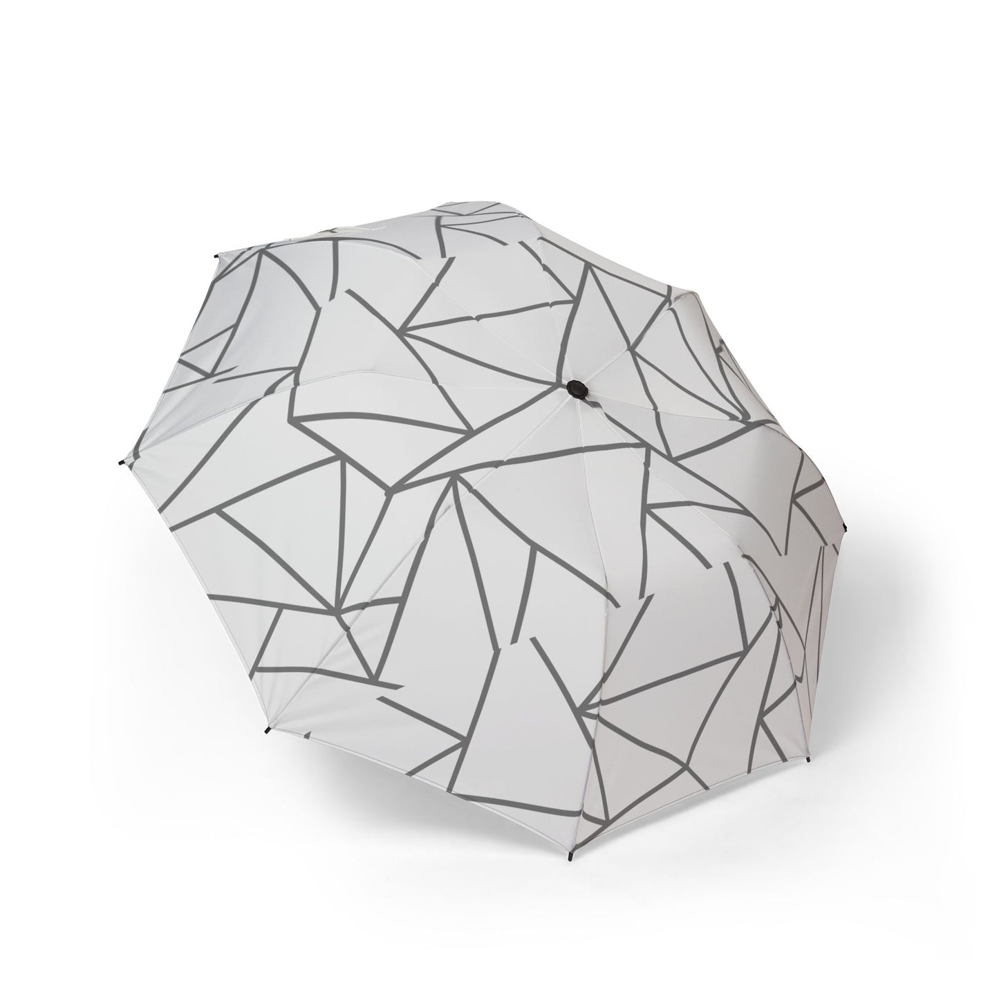 Minimalist Geometric Umbrella, Foldable Rain Accessory, Travel-Friendly Canopy, Stylish Gift for Him/Her, Everyday Use