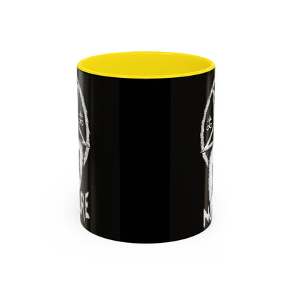 Gothic Ceramic Coffee Mug – Dark Art, Unique Gift, Halloween Decor, Witchy Vibe, Spooky Homeware