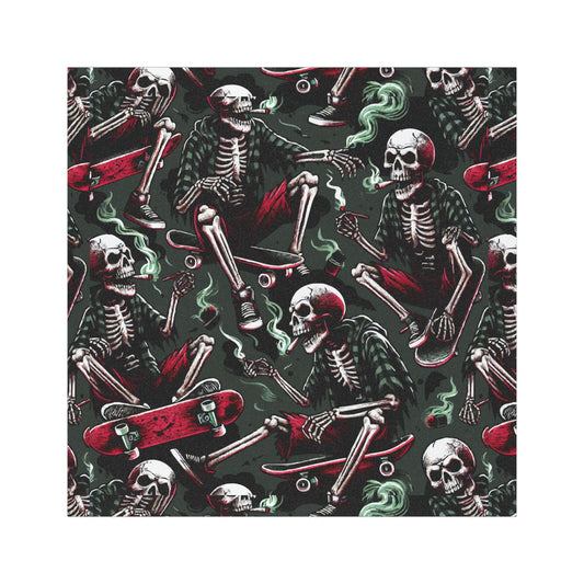 Skeleton Skateboard Car Magnets | Fun Halloween Decor, Unique Gift for Skaters, Auto Accessories, Quirky Home Decor