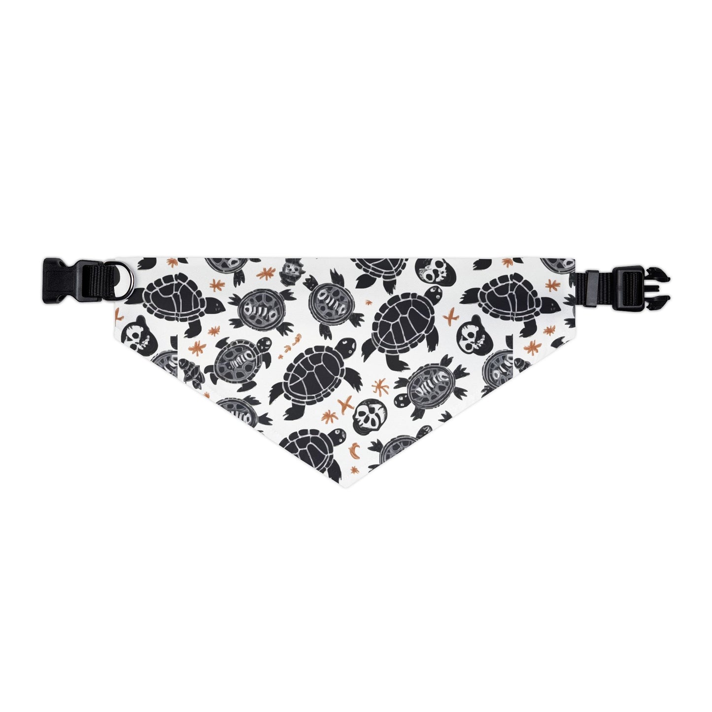 Turtle Print Pet Bandana Collar, Adjustable Pet Accessories, Dog Fashion, Cute Pet Gift, Summer Pet Wear, Beach Themed Dog Gear