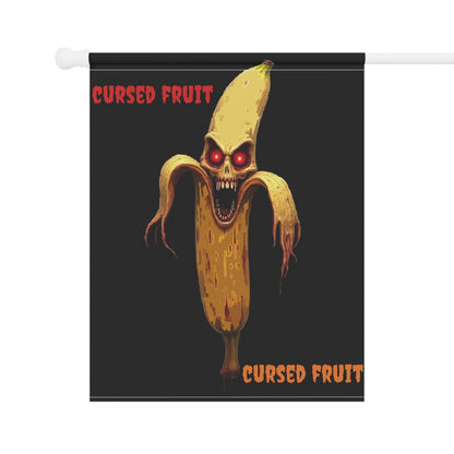 Cursed Fruit Garden Banner, Halloween Decor, Spooky Garden Flag, Yard Art, Outdoor Decorations, Fun Home Accessories
