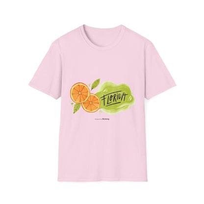 Florida Orange County Watercolor - Mleem