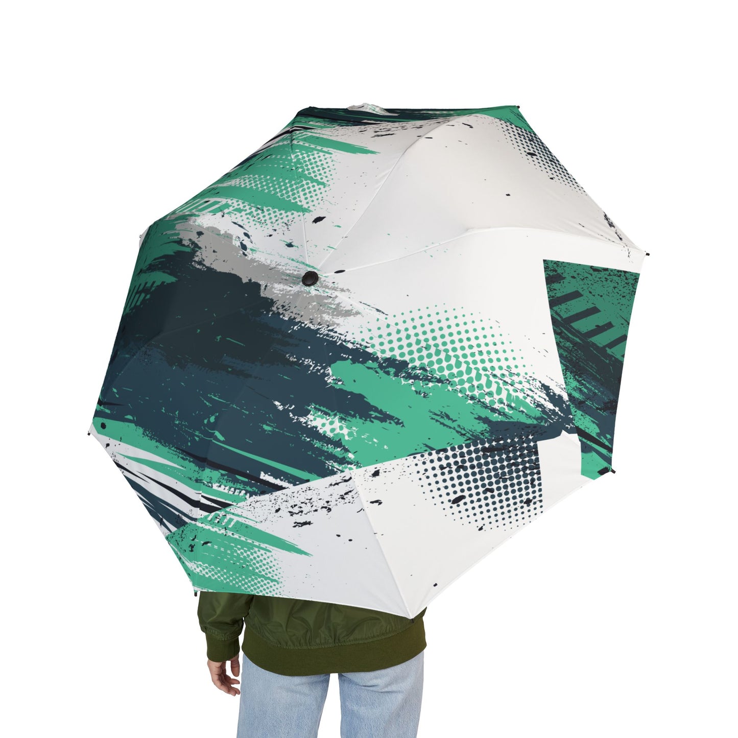 Chic Foldable Umbrella | Water-Resistant Travel Umbrella, Stylish Compact Umbrella for Rainy Days, Unique Gift Idea for Her