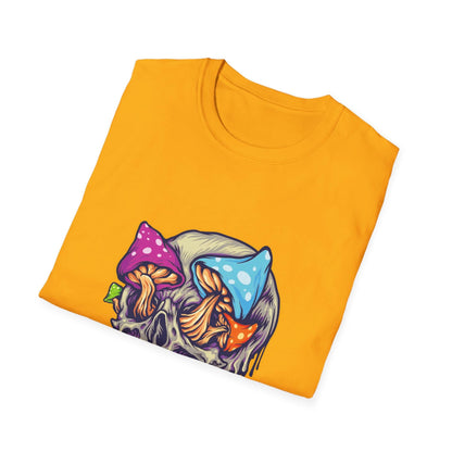 Scary Skull Mushrooms Melted Colorful - Mleem