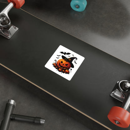 Halloween Pumpkin Die-Cut Stickers | Trick or Treat Decor | Perfect for Party Favors, Spooky Seasonal Decor, Laptop and Phone Stickers