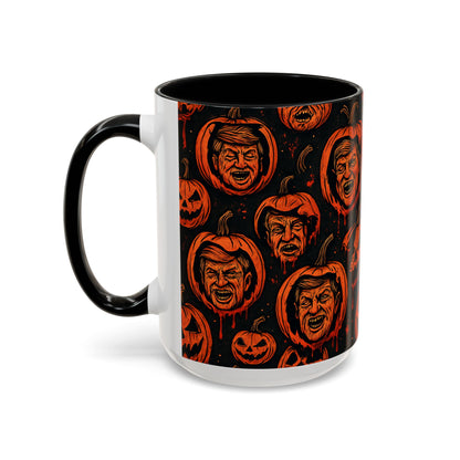 Spooky Pumpkin Faces Coffee Mug | Halloween Gifts, Funny Coffee Cup, Whimsical Mug, Holiday Decor, Unique Gifts