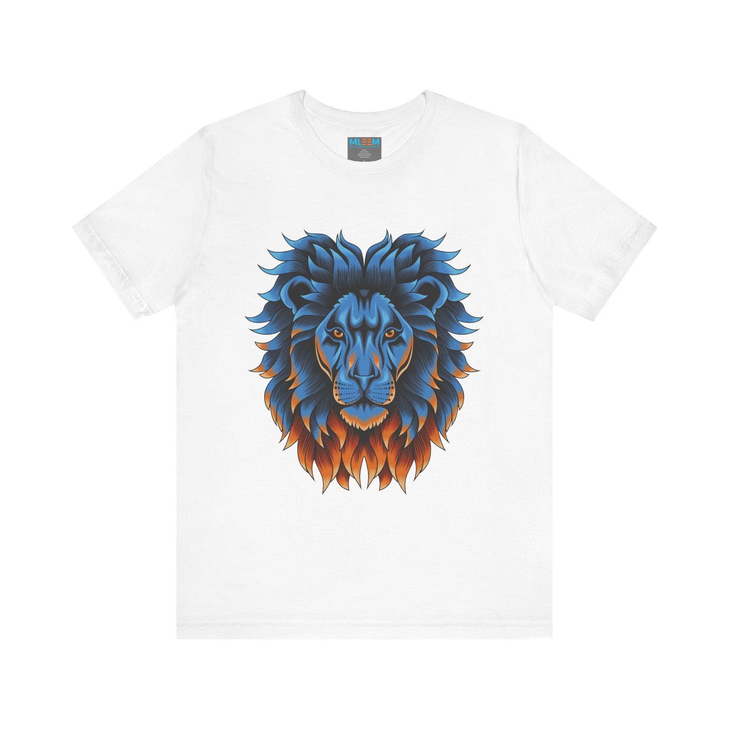 Dynamic Lion Graphic Tee - Unisex Short Sleeve Jersey T-Shirt