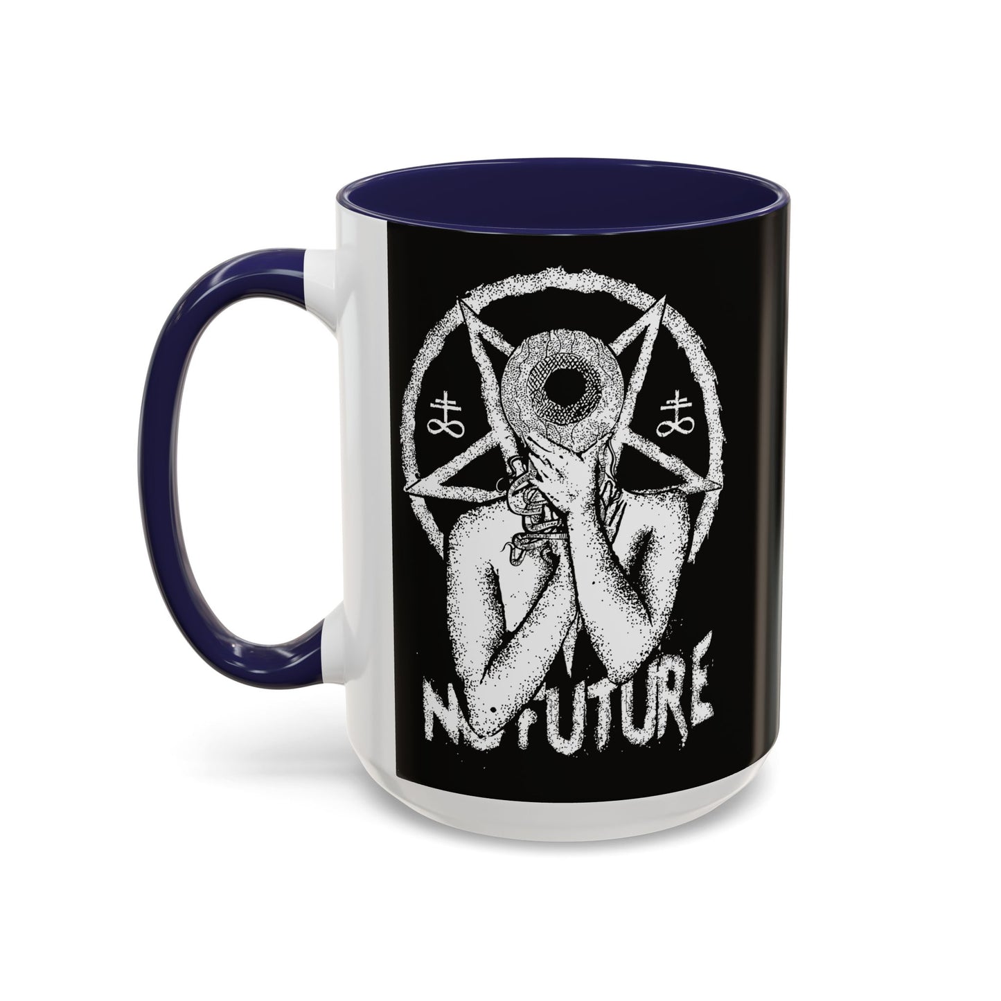 Gothic Ceramic Coffee Mug – Dark Art, Unique Gift, Halloween Decor, Witchy Vibe, Spooky Homeware
