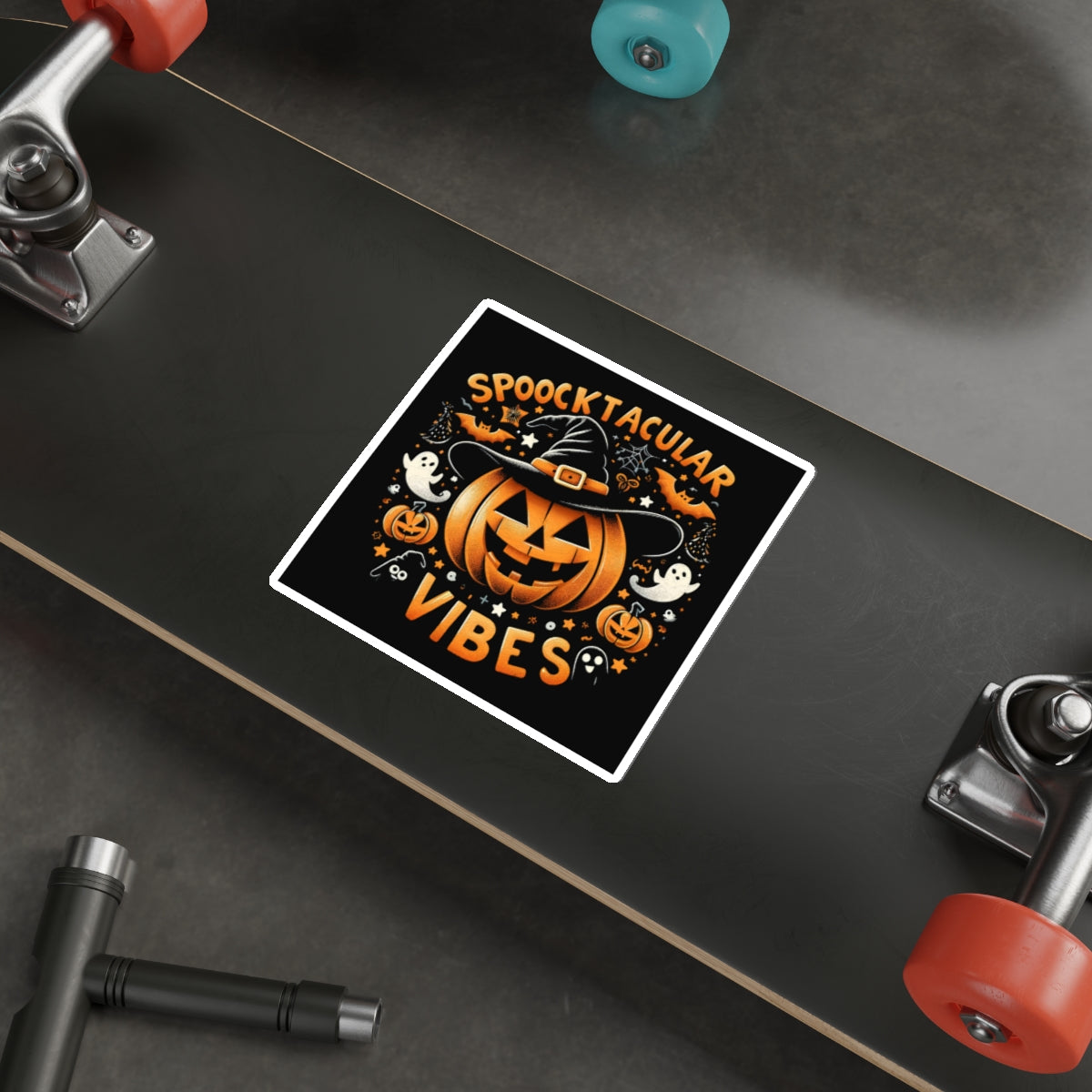 Spooktacular Vibes Stickers | Halloween Decor, Pumpkin Art, Ghost Decor, Party Favors, Children’s Halloween Crafts