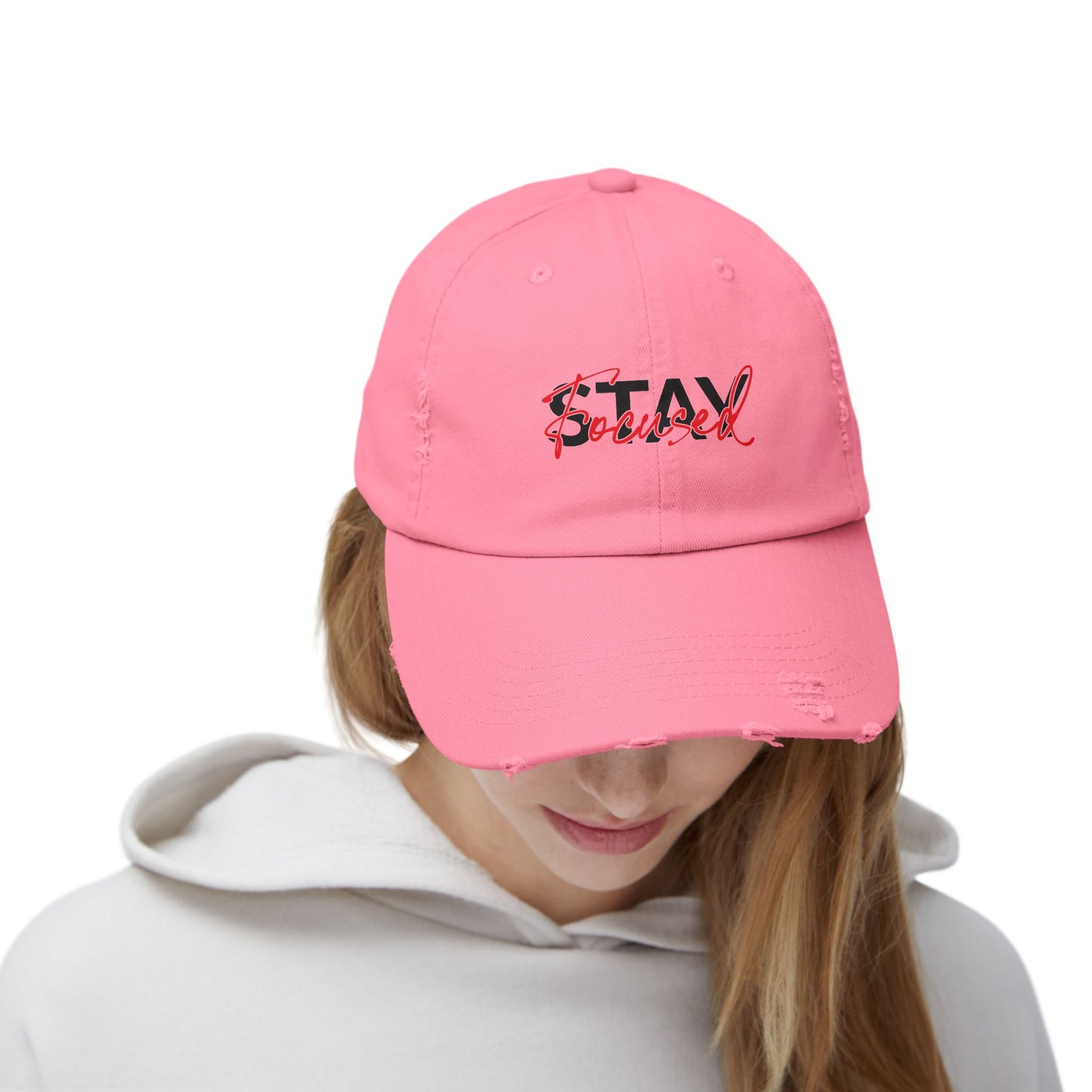 Unisex Distressed Cap - Stay Spiced, Vintage Style Baseball Hat, Gift for Him and Her, Casual Wear, Perfect for Summer and Festivals