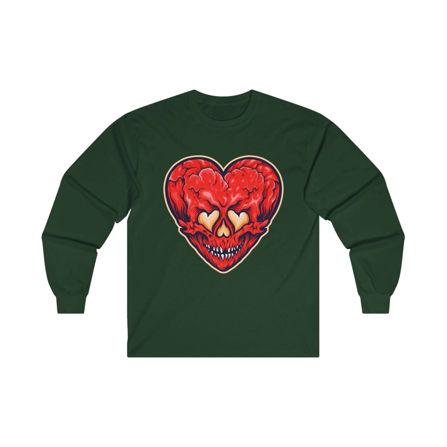 Cracked Heart Love Skull - Mleem