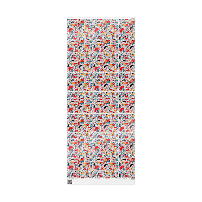 Vibrant Gift Wrapping Paper, Colorful Wrap for Birthdays, Holidays, Parties, Eco-friendly Roll for Presents, Unique Gift Wrap