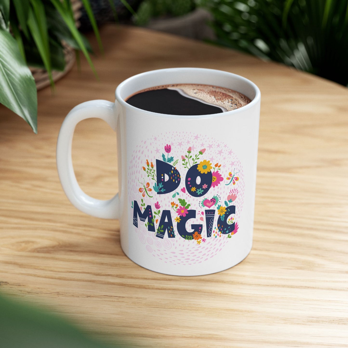 Colorful Floral Mug