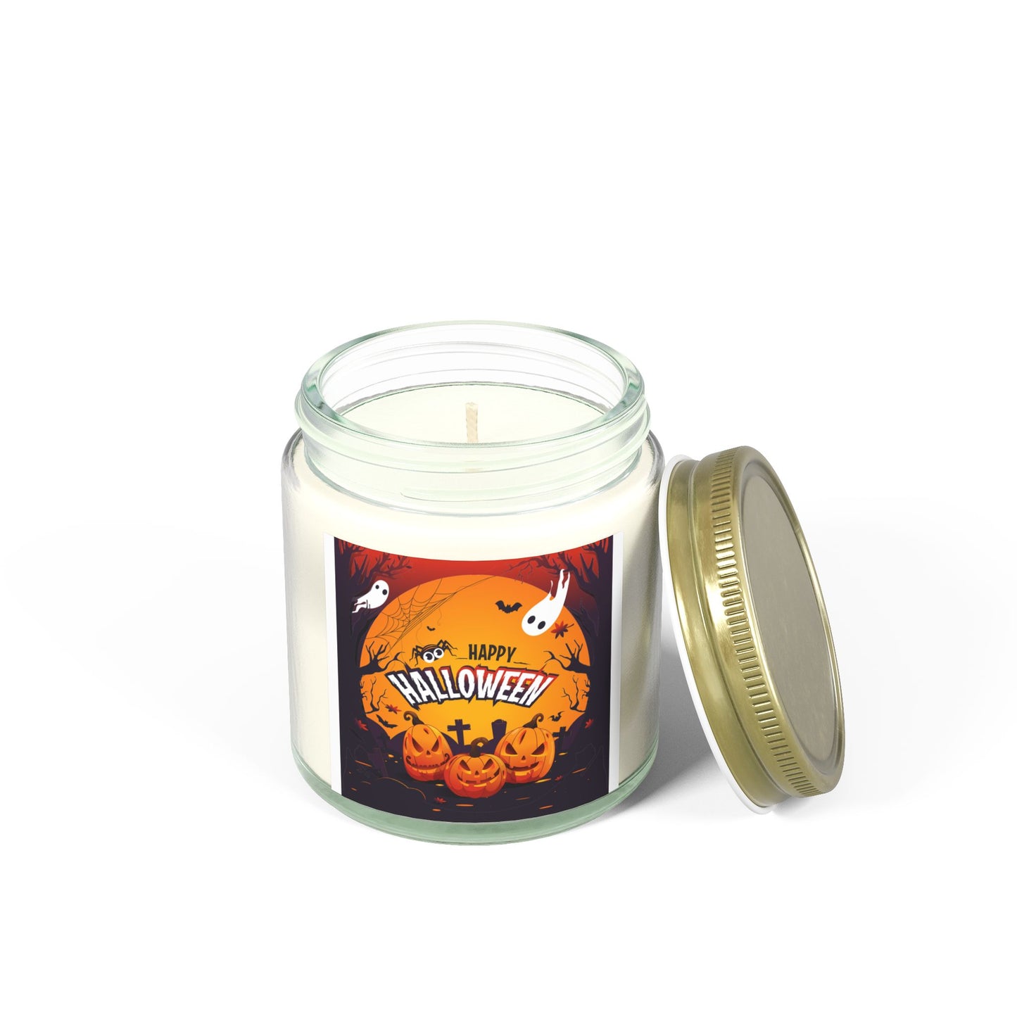 Halloween Scented Candles, Pumpkin Spice Aroma, Fall Decor, Home Fragrance, Gift Idea