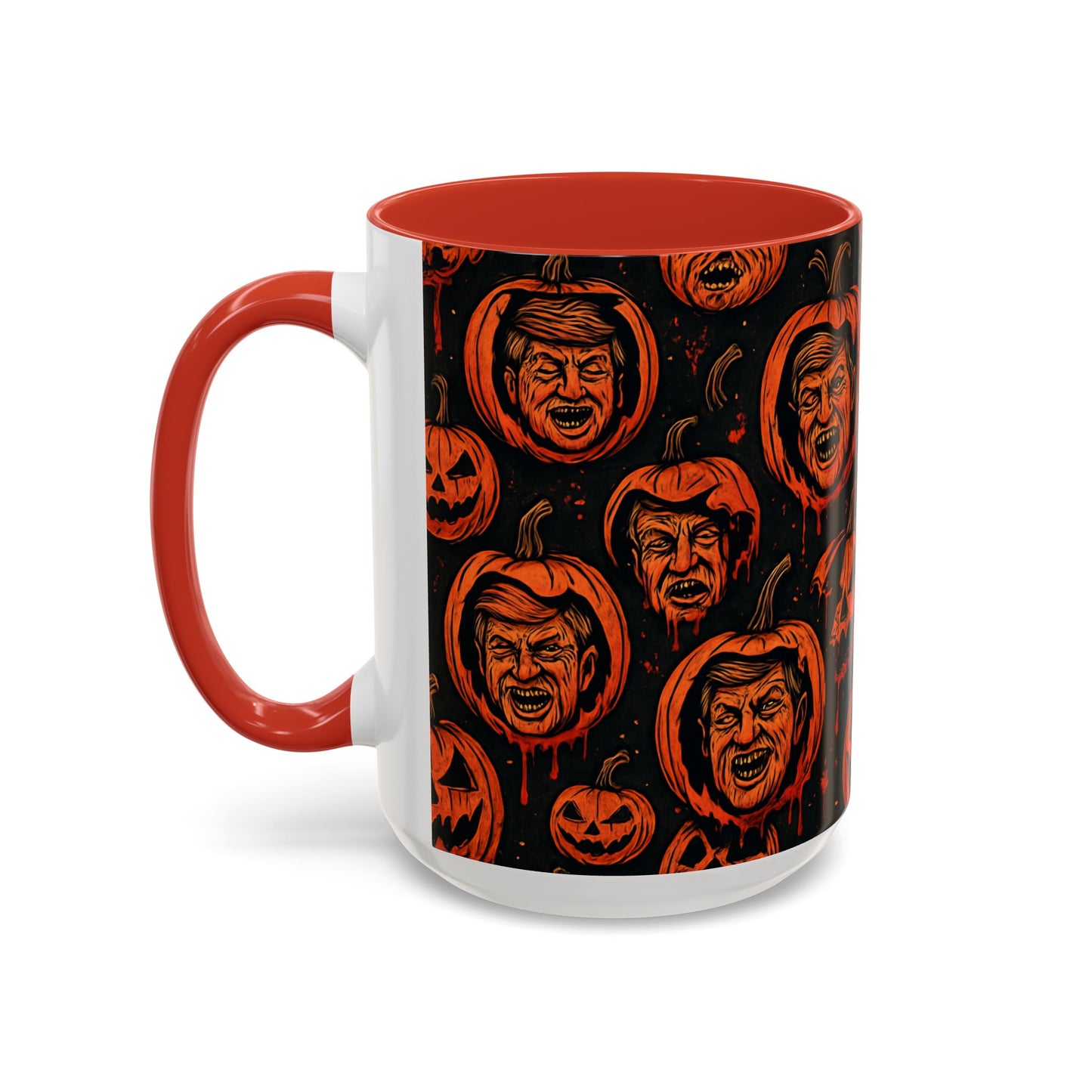 Spooky Pumpkin Faces Coffee Mug | Halloween Gifts, Funny Coffee Cup, Whimsical Mug, Holiday Decor, Unique Gifts