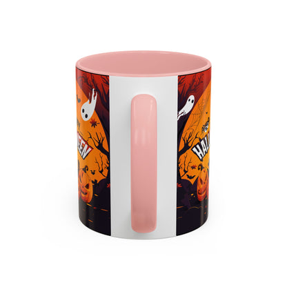 Spooky Halloween Coffee Mug - Perfect for Ghost Lovers and Fall Celebrations, Halloween Decor, Gift, Pumpkin Spice Season, Black Accent Mug