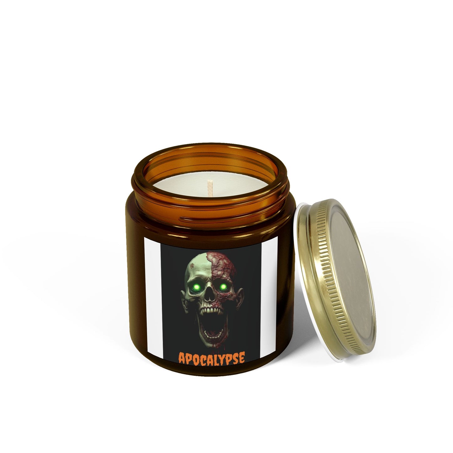 Halloween Scented Candles - Apocalypse Theme, Candle for Spooky Decor, Soy Wax Candle, Unique Gift, Fragrant Candle for Fall