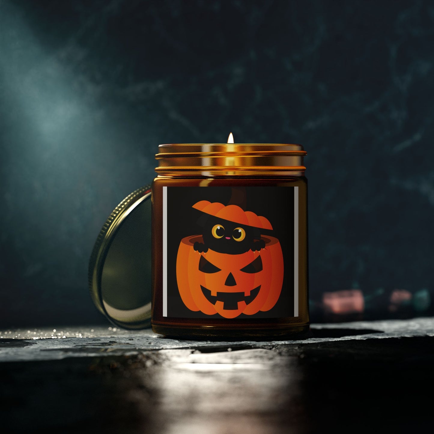 Halloween Pumpkin Scented Candles | Cozy Autumn Decor, Fall Gift, Spooky Season Vibe, Home Fragrance