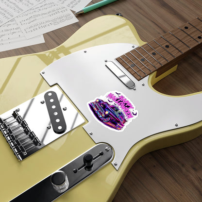 Halloween Skeleton Car Die-Cut Stickers | Spooky Decor, Laptop Sticker, Halloween Gift, Seasonal Décor, Trick or Treat