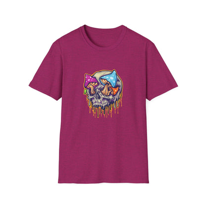 Scary Skull Mushrooms Melted Colorful - Mleem