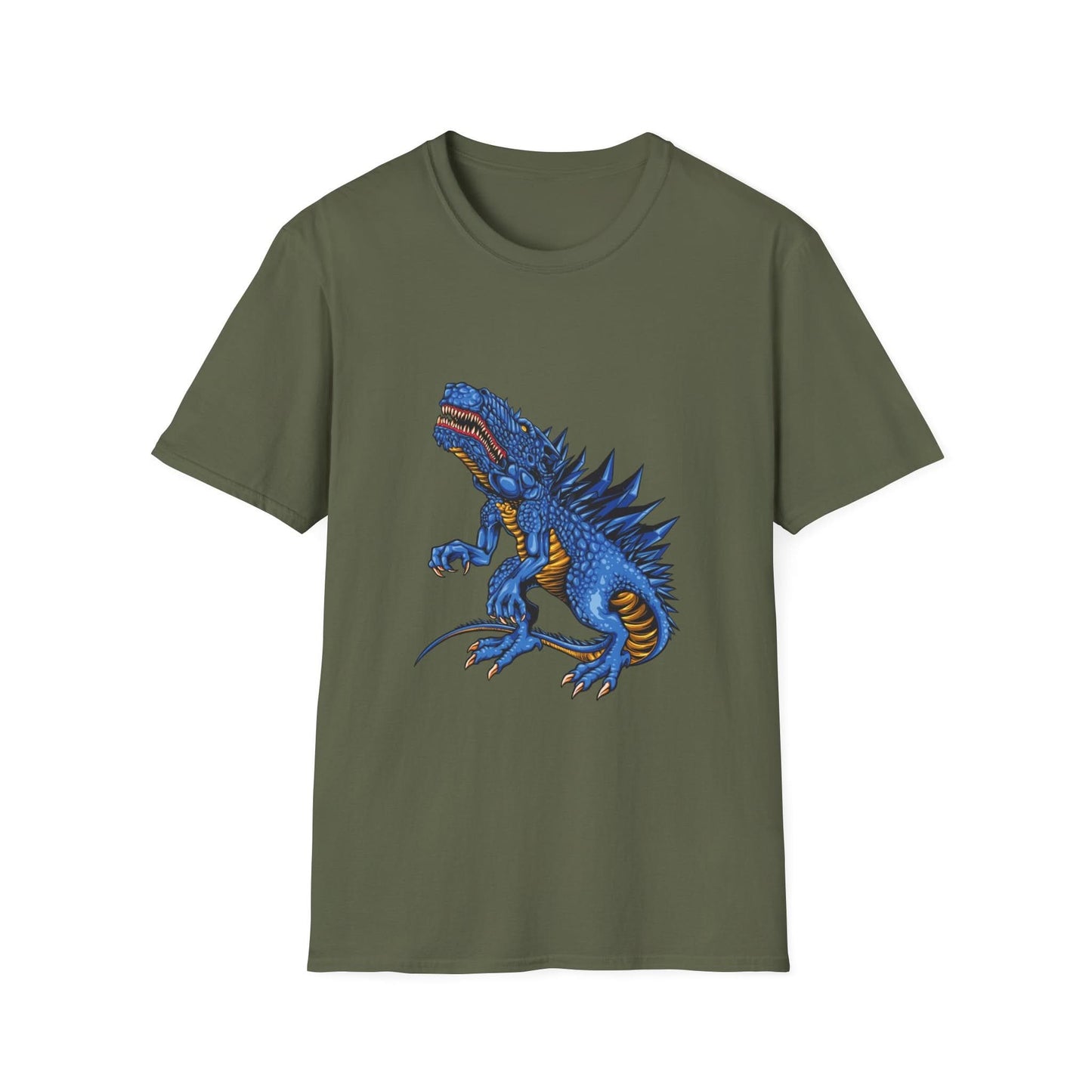 Scary Blue Dinosaur Monster - Mleem