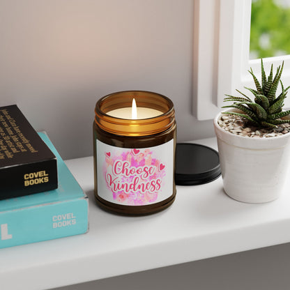 Scented Soy Candle - Choose Kindness, Eco-Friendly Home Decor