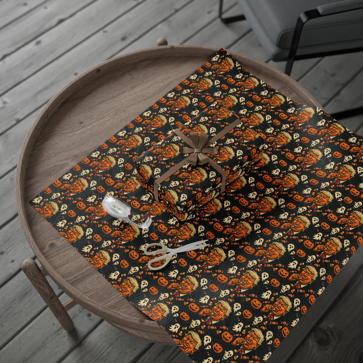 Festive Wrapping Paper for Halloween, Holiday Gift Wrap, Spooky Themed Paper, Trick-or-Treat Wrapping, Unique Present Decor