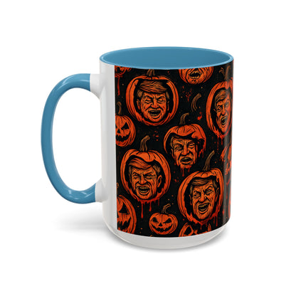 Spooky Pumpkin Faces Coffee Mug | Halloween Gifts, Funny Coffee Cup, Whimsical Mug, Holiday Decor, Unique Gifts