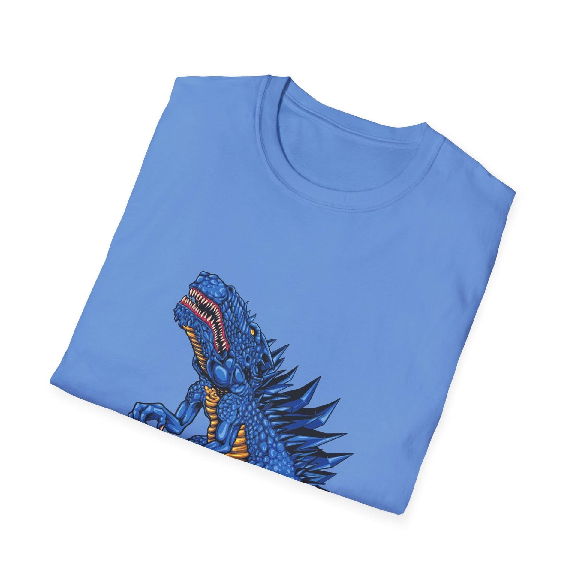 Scary Blue Dinosaur Monster - Mleem