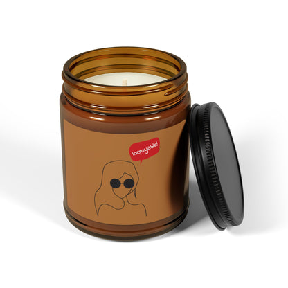 Scented Soy Candle with Stylish Design, Home Decor, Gifts