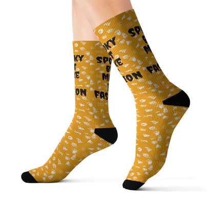 Spooky Fashion Socks | Fun Autumn or Halloween Accessories, Gifts for Friends, Cozy Wear, Cute Apparel for Fall Celebrations