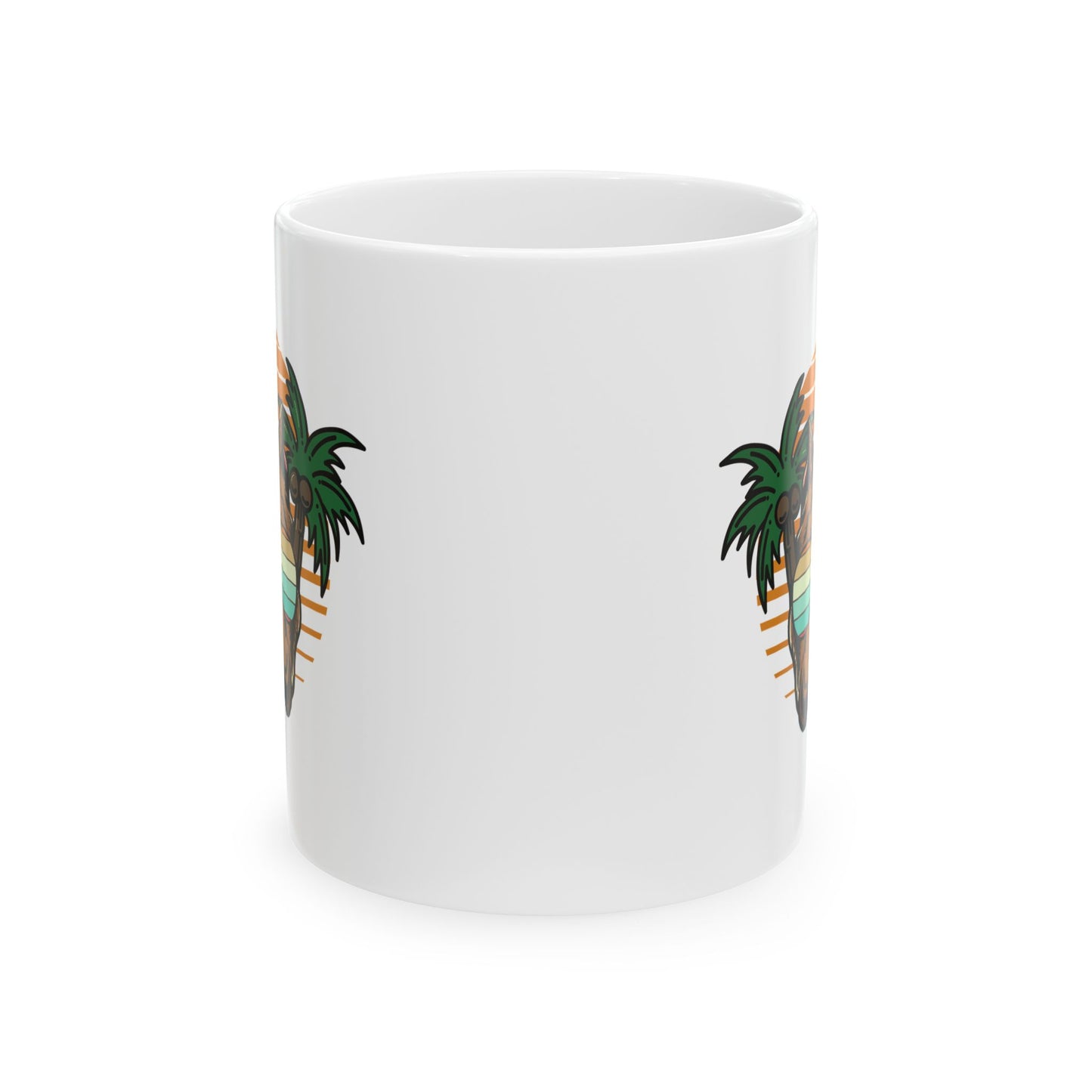 Tropical Sunset Ceramic Mug