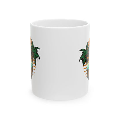 Tropical Sunset Ceramic Mug