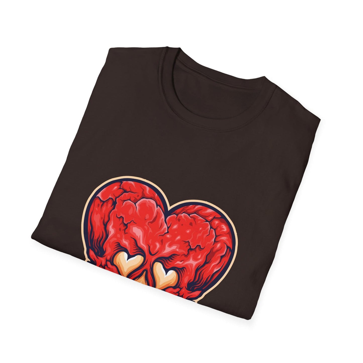 Cracked Heart Love Skull - Mleem