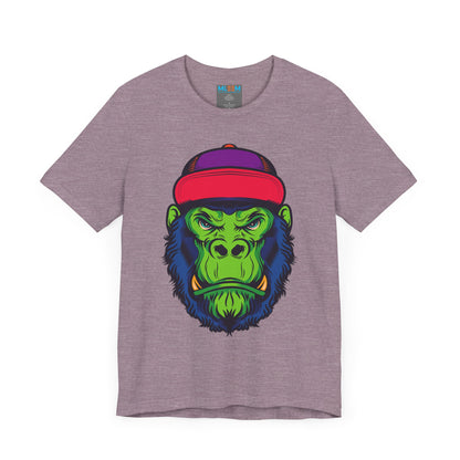 Vibrant Gorilla Graphic Tee - Unisex Short Sleeve T-Shirt