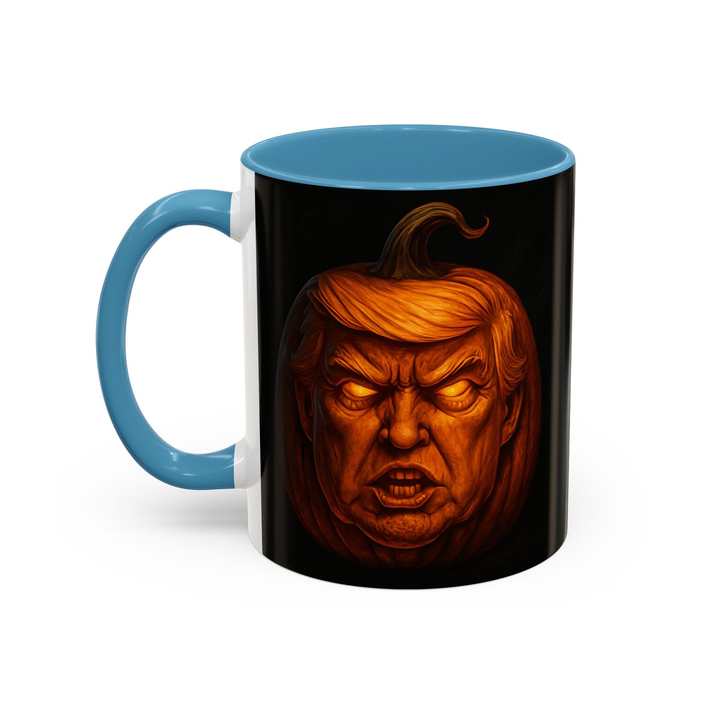 Halloween Pumpkin President Mug, Fun Gift for Coffee Lovers, Spooky Decor, Trick or Treat, Autumn Vibes, Unique Collectible