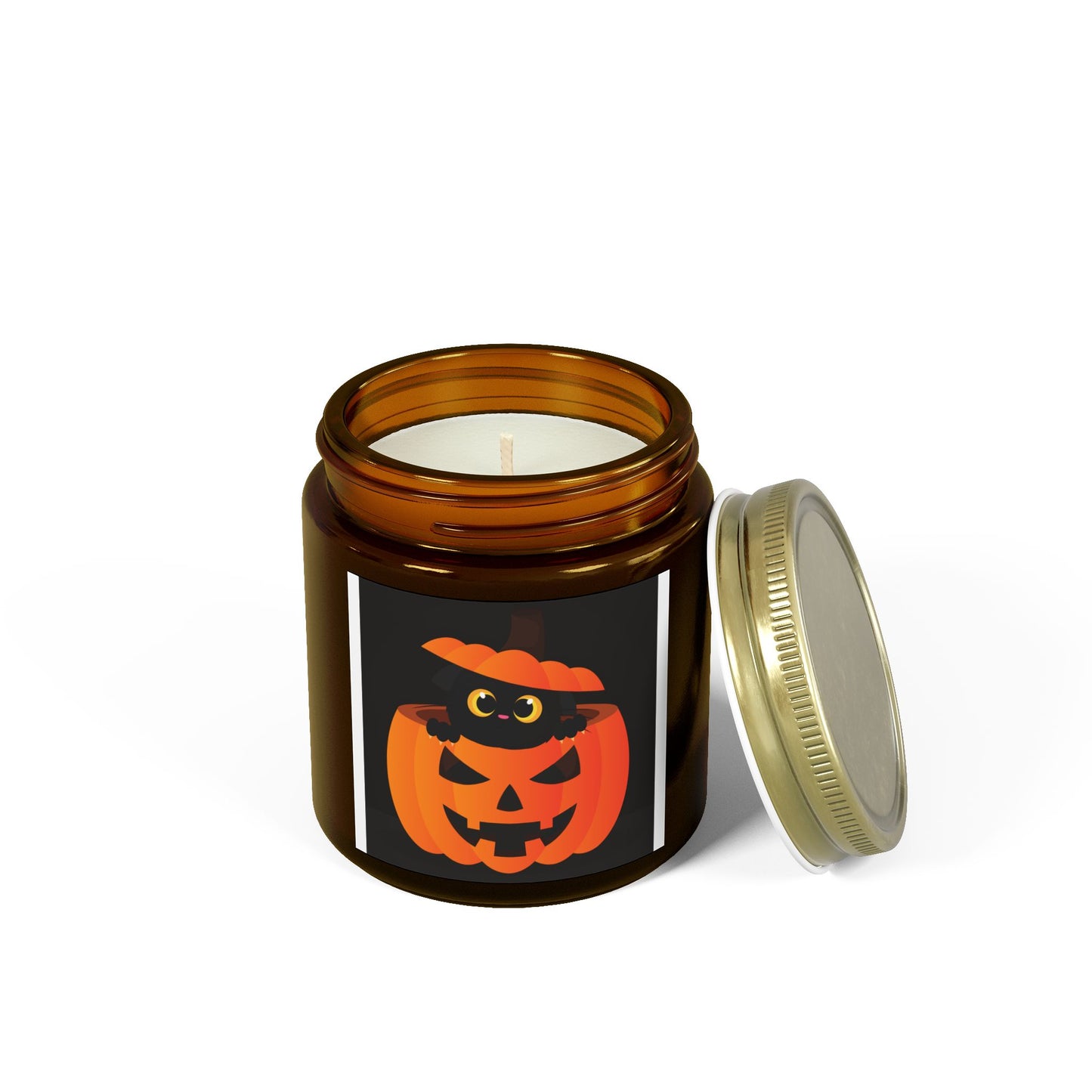 Halloween Pumpkin Scented Candles | Cozy Autumn Decor, Fall Gift, Spooky Season Vibe, Home Fragrance